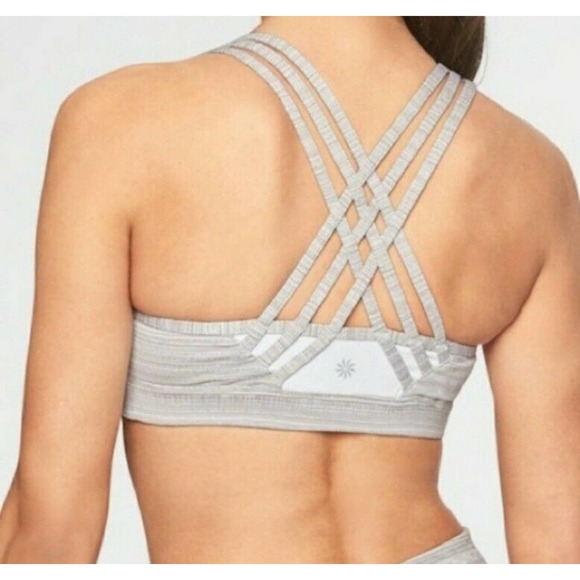 Athleta Fully Focused Sports Bra Quail - Picture 3 of 8